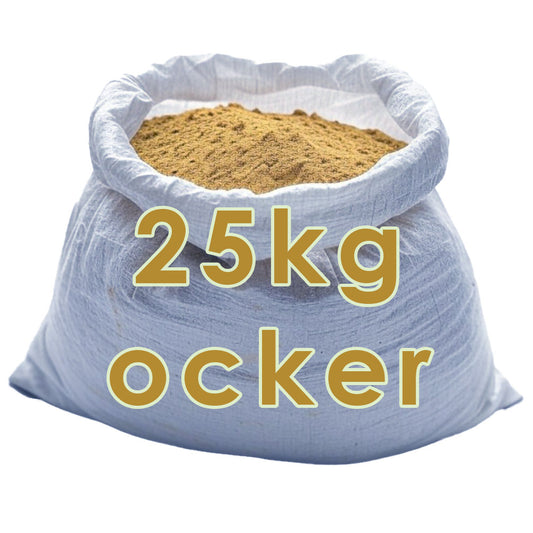 Eisenoxid Ocker, Premium Farb-Pigment für Beton und Putz, 25kg