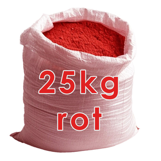 Eisenoxidfarbe ROT, Farb-Pigment für Beton und Putz, 25kg